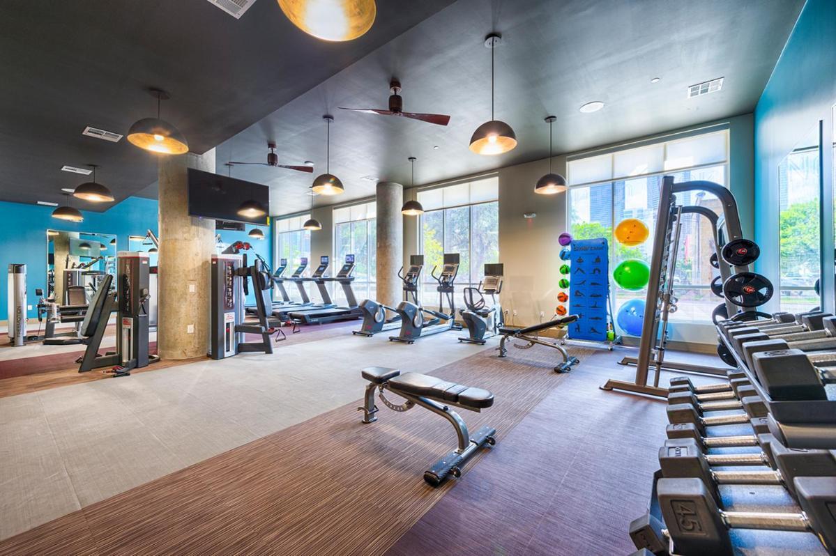 U3 Penthouse Houstonw Car Astros W Skyline-View 아파트 외부 사진